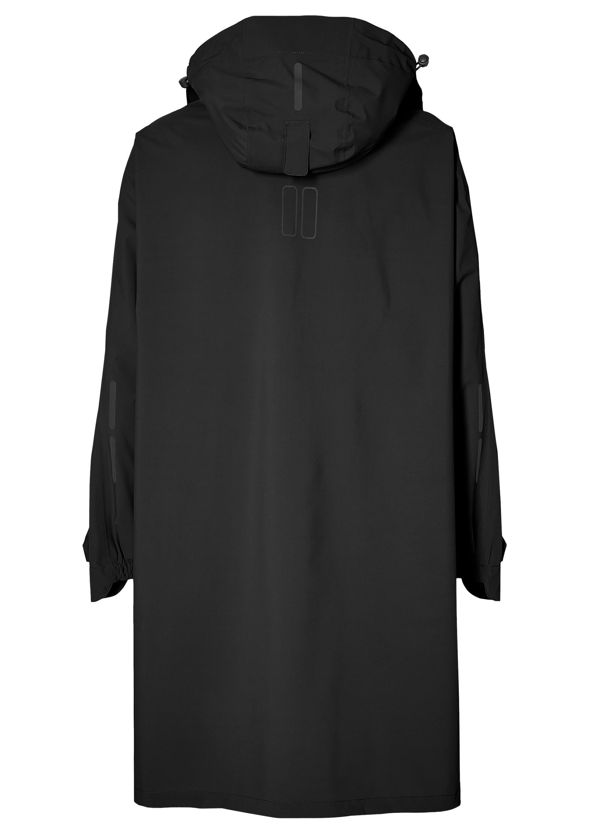 Mosse, poncho da pioggia per bicicletta, nero 2/3