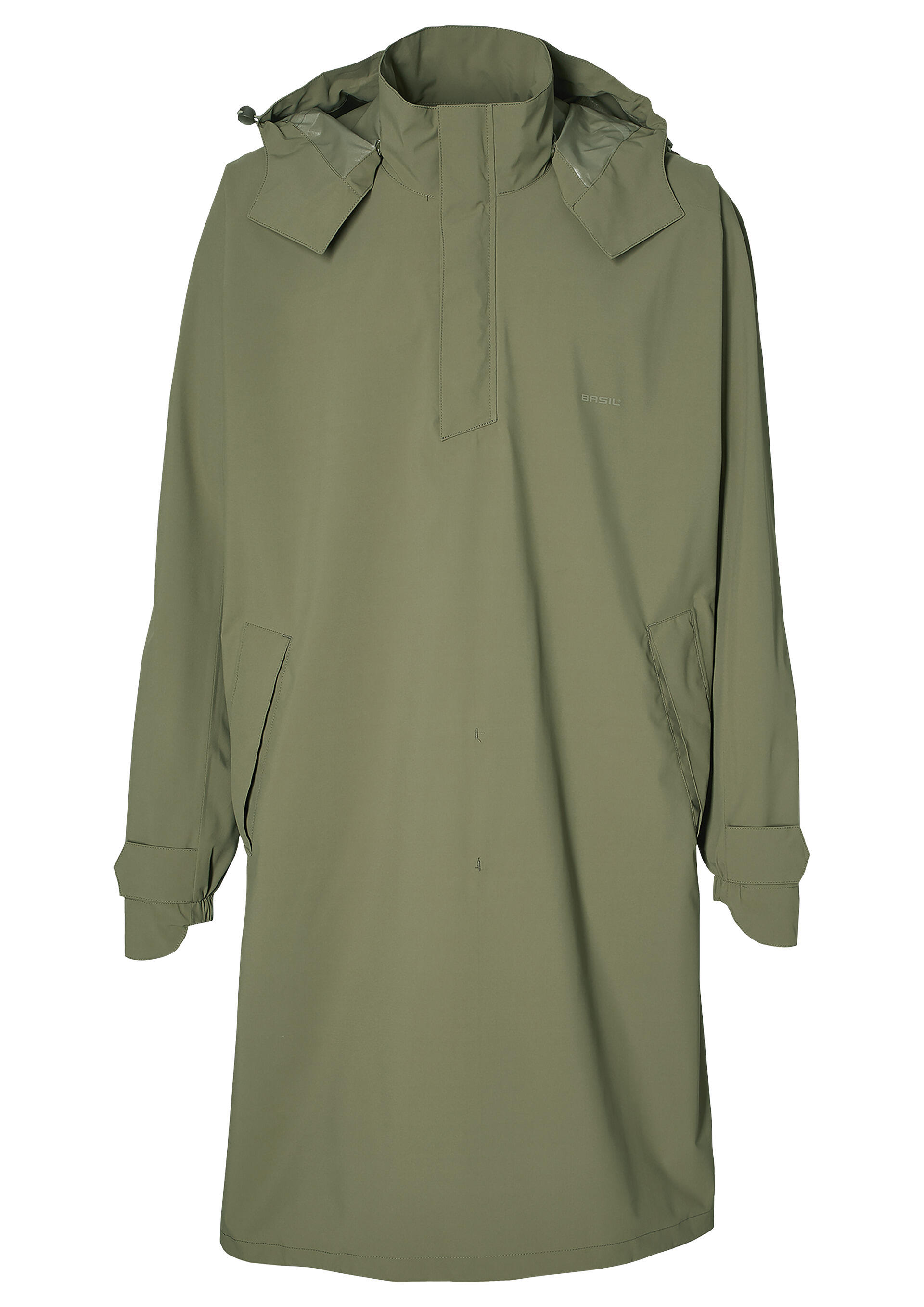 BASIL Poncho da pioggia per bicicletta Mosse, verde oliva