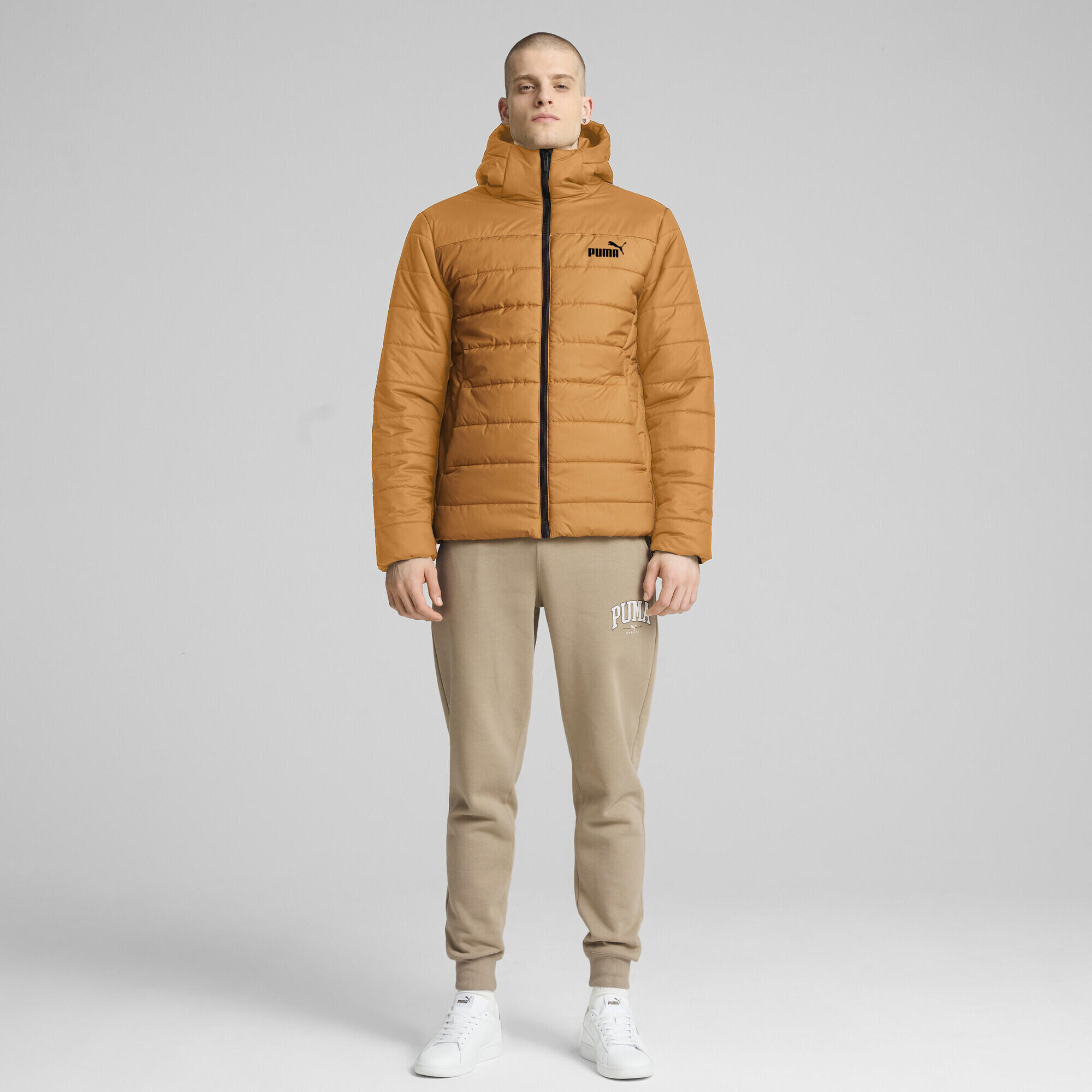 Blouson matelassé Essentiels Homme PUMA Caramel Latte Beige 2/7