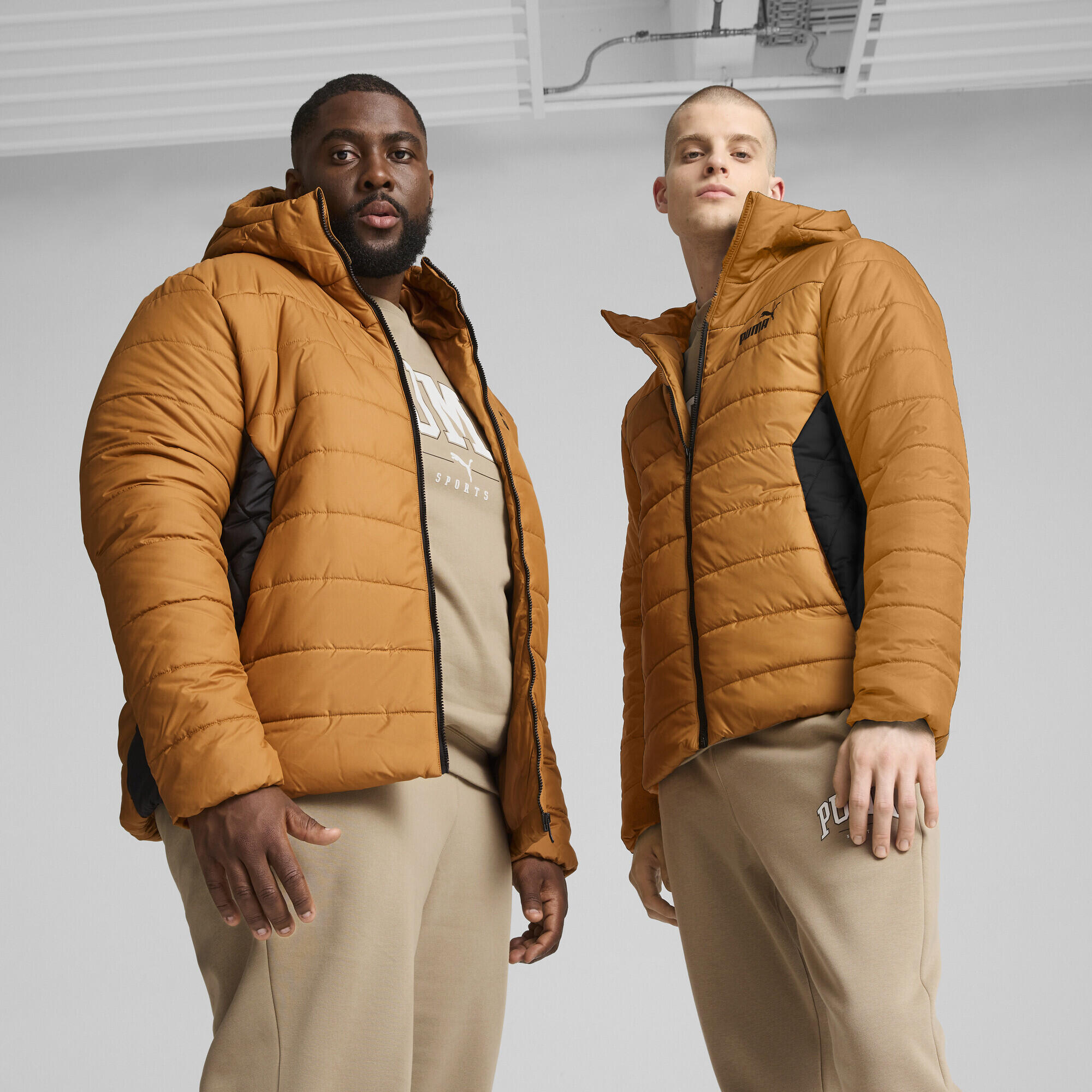 Blouson matelassé Essentiels Homme PUMA Caramel Latte Beige 3/7