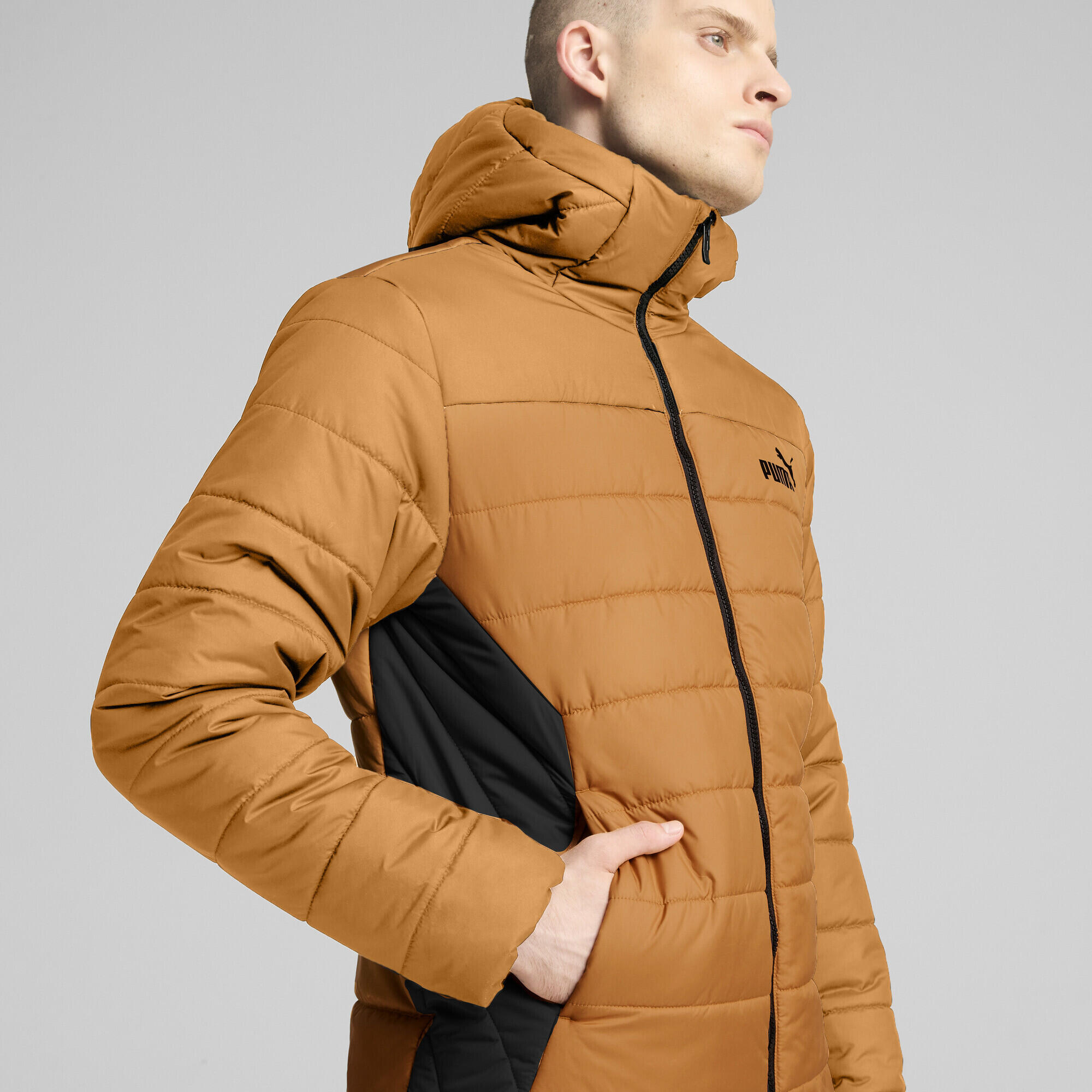 Blouson matelassé Essentiels Homme PUMA Caramel Latte Beige 4/7