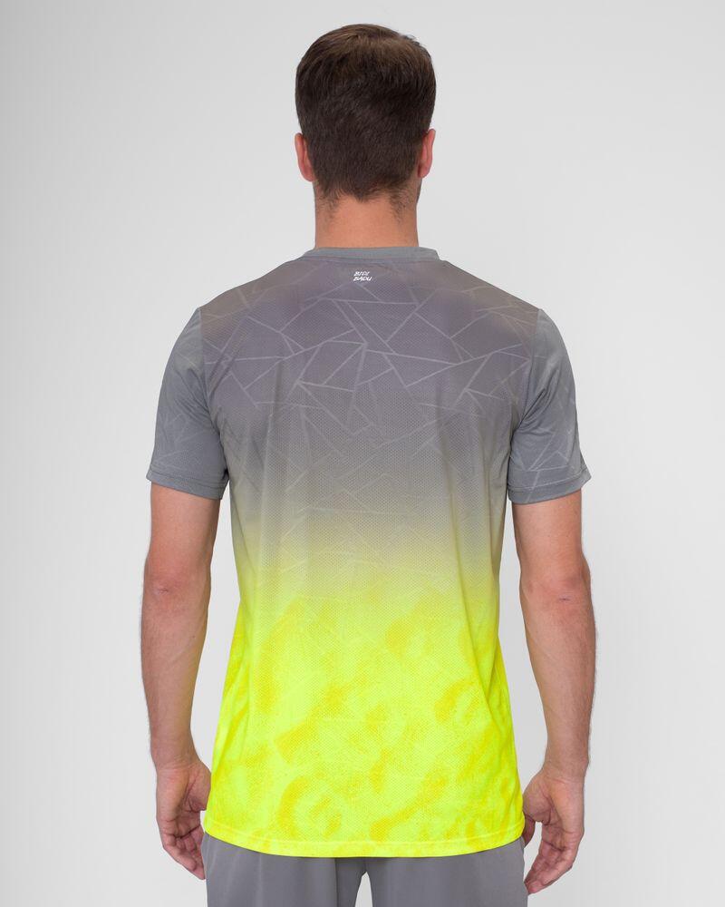 Camiseta Bidi Badu Beach Spirit Cinza Neon Amarelo 2/5