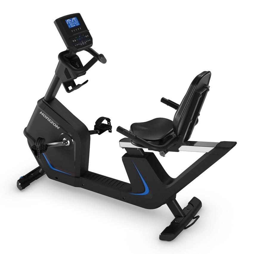 Bicicleta estática reclinada 5.0r - horizon fitness