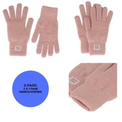 Thermohandschuhe – Damen – Rosa – 2 Paar