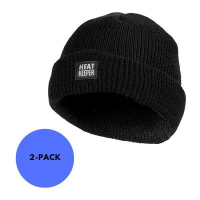 Heatkeeper - thermo muts kinderen - marine blauw - 2-stuks