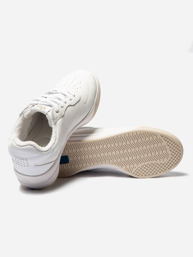 1973 Baskets Femme CLAUDIE Extra Blanc talon 40 mm cuir 5/5