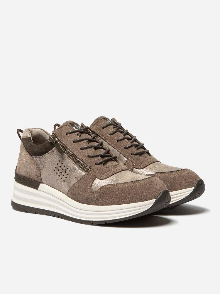Baskets zippées Femme - TAMIZIP Beige 2/4