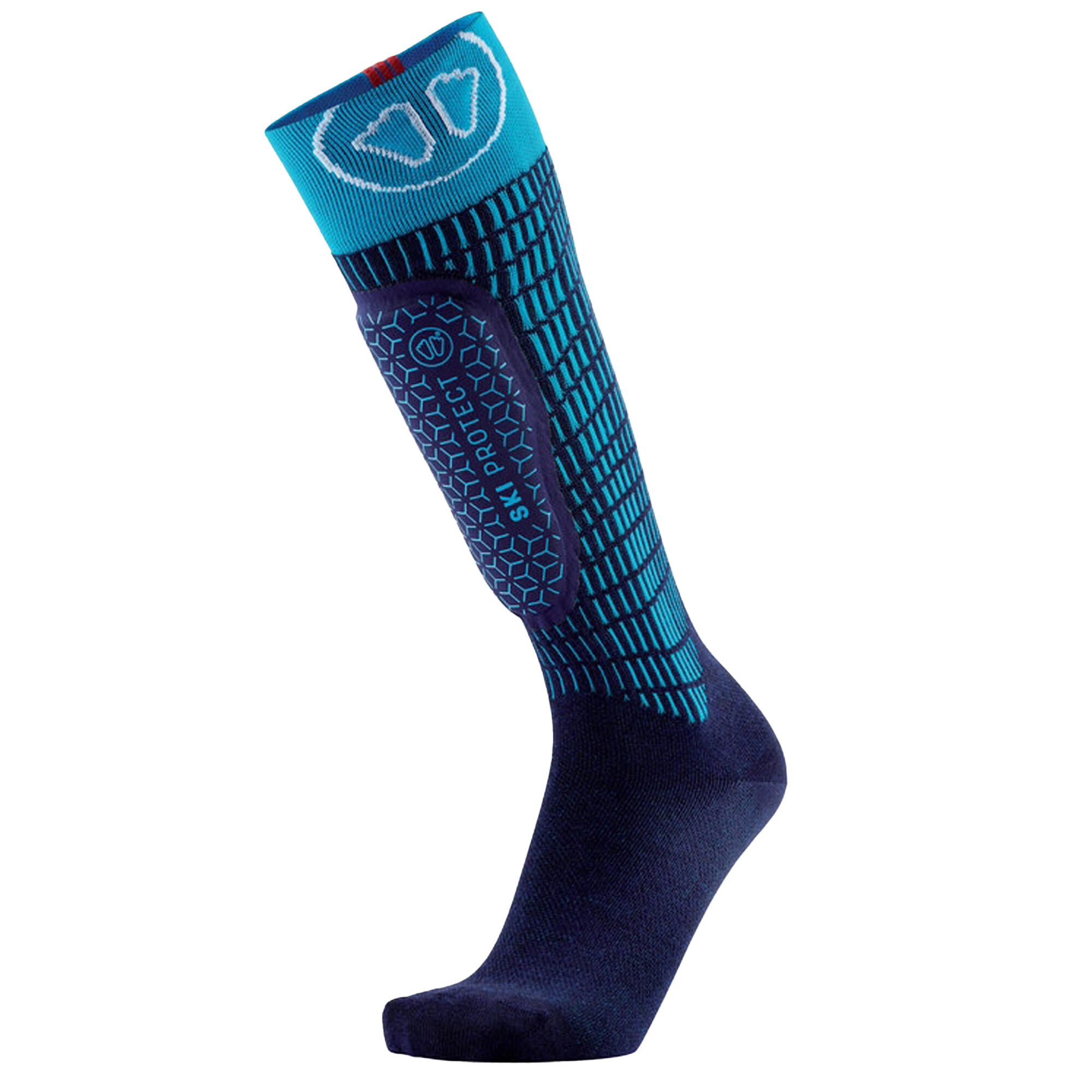 Calde calze da sci con protezione tibiale integrata - Ski Protect MV 2/4