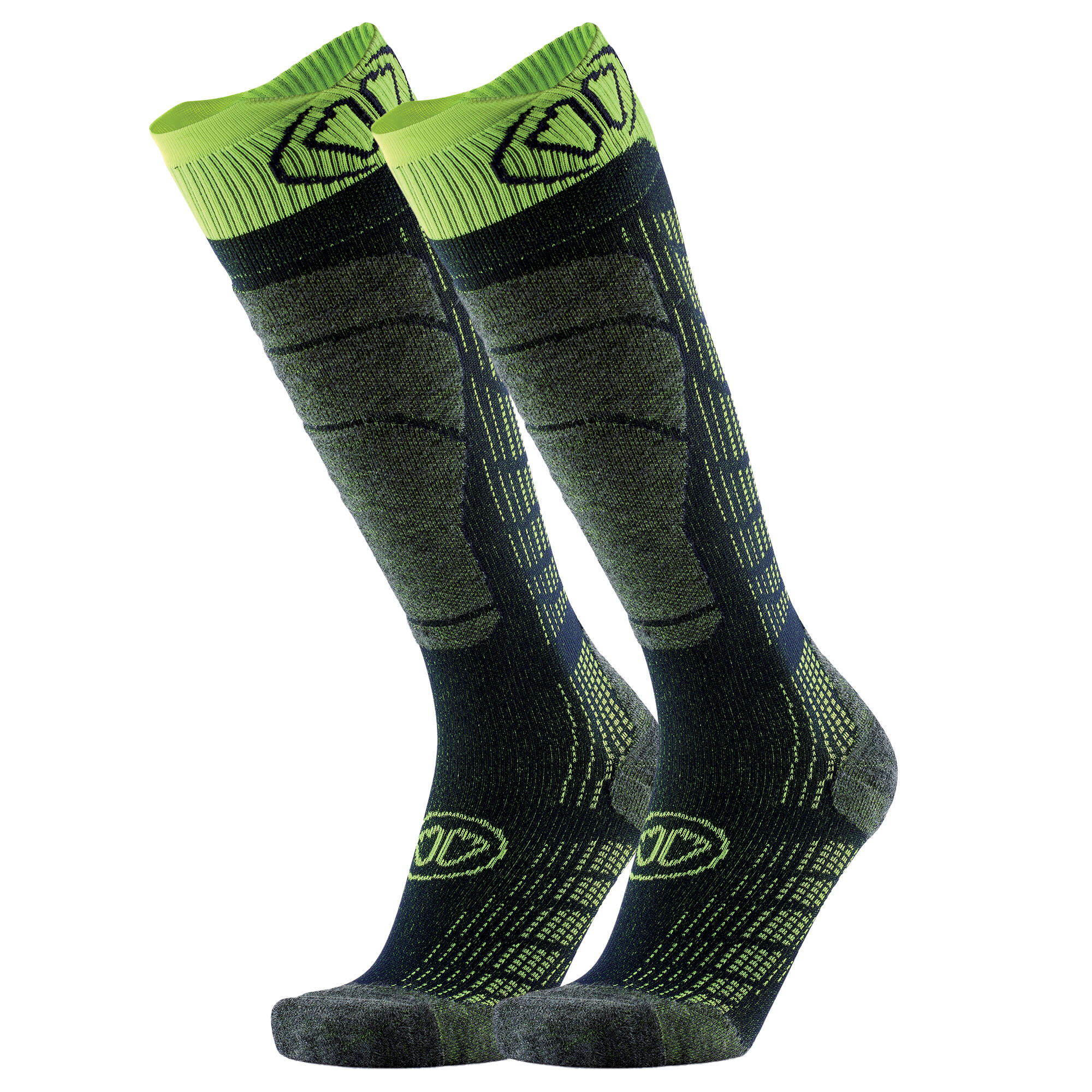 Sidas - Chaussettes De Ski Très Confortables, Protection Et Confort - Ski Comfort - Chaussettes - Jaune|noir - 35/38 - Decathlon