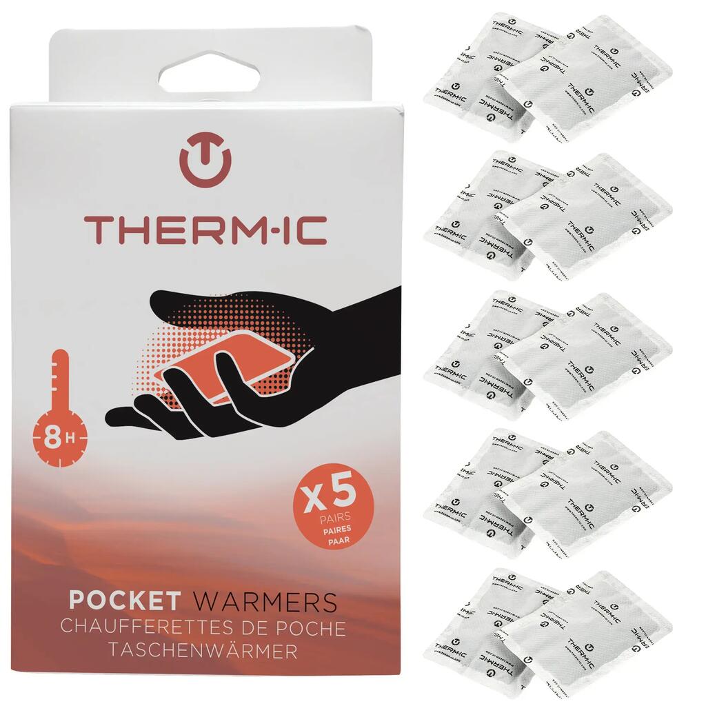 Box of 5 pairs of hand warmers, up to 8 hours of heat - Pocket Warmers