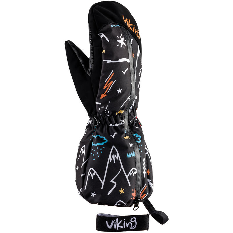 Rękawice narciarskie dziecięce Viking Snoppy, jednopalczaste z PrimaLoft