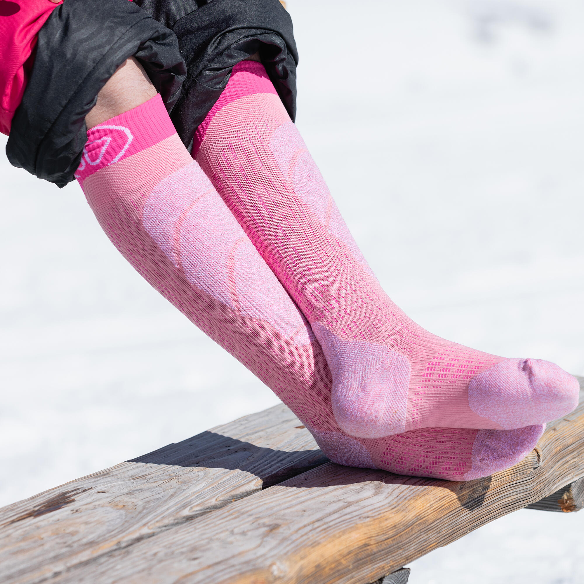 Chaussettes de ski en laine mérinos pour enfant. Lot de 2 - Ski Merino Junior 4/4