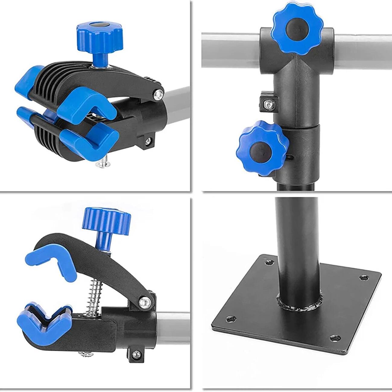 Support d'atelier de table Rockbros MP-01 pour vélos avec molettes 4/7