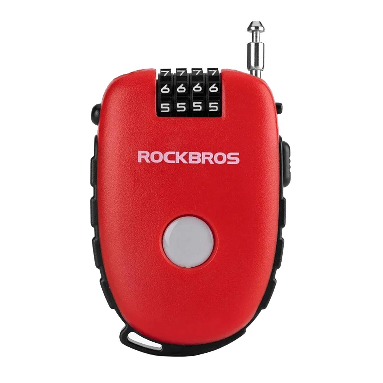 Fietsslot met intrekbare kabel Rockbros 2/7