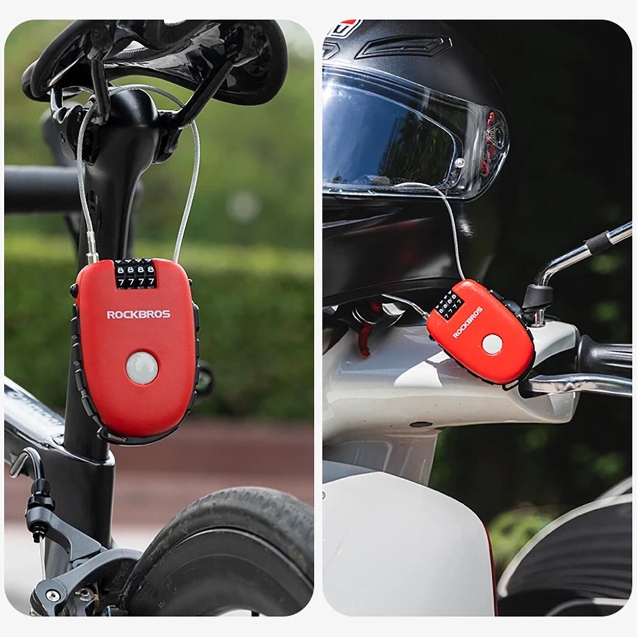 Fietsslot met intrekbare kabel Rockbros 6/7