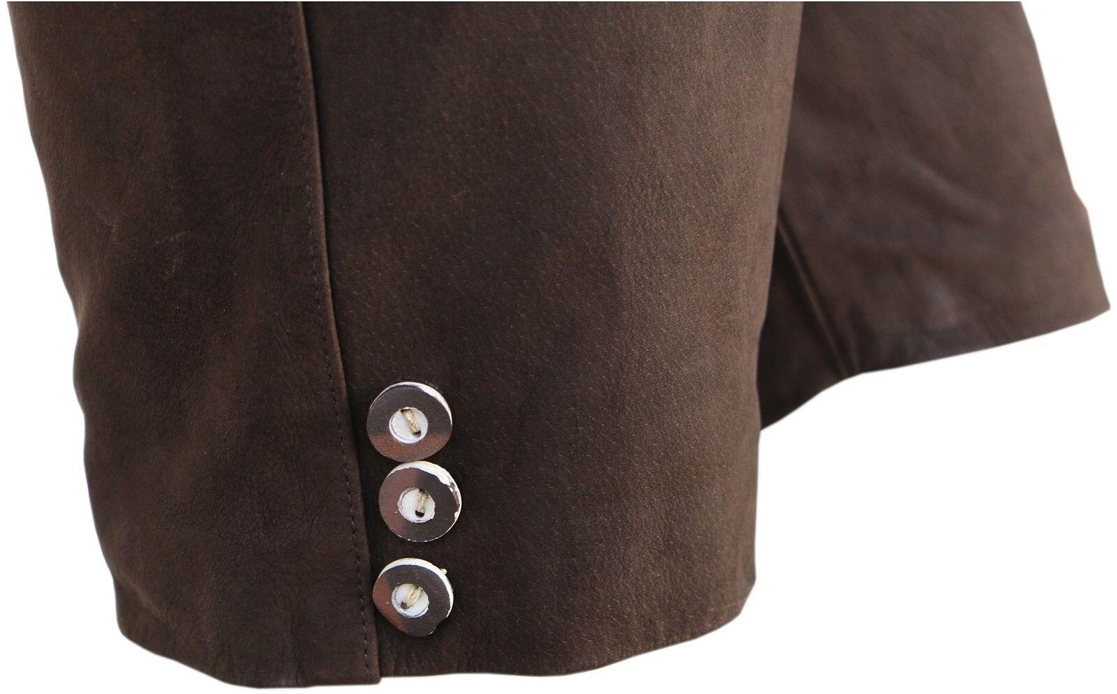 La Chasse® Trachten-Lederhose "Inzell" mit Stickerei und Hosenträger kurz Oefele 4/5