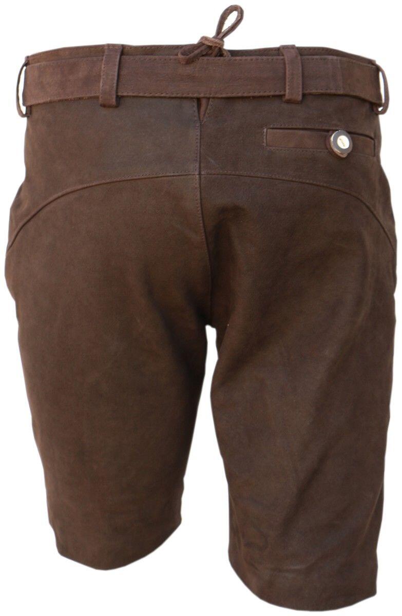 La Chasse® Trachten-Lederhose "Inzell" mit Stickerei und Hosenträger kurz Oefele 2/5
