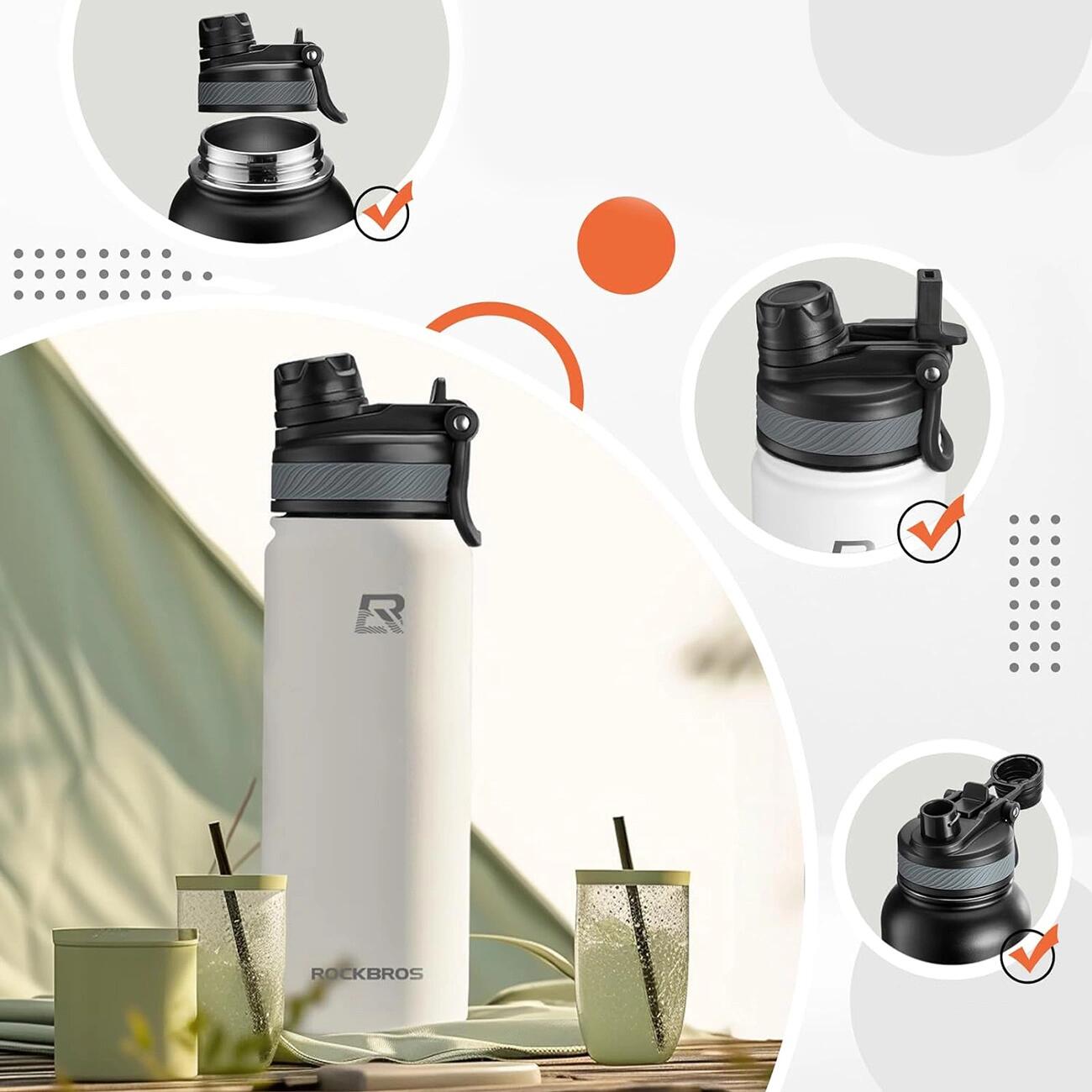 Rockbros thermische fietsfles voor dranken 530 ml 6/7