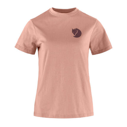 T-shirt trekking femme Fox Boxy Logo Fjällräven