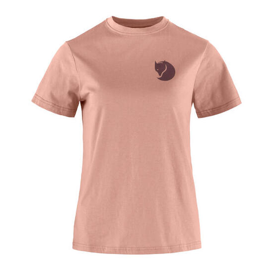 T-shirt trekking femme Fox Boxy Logo Fjällräven