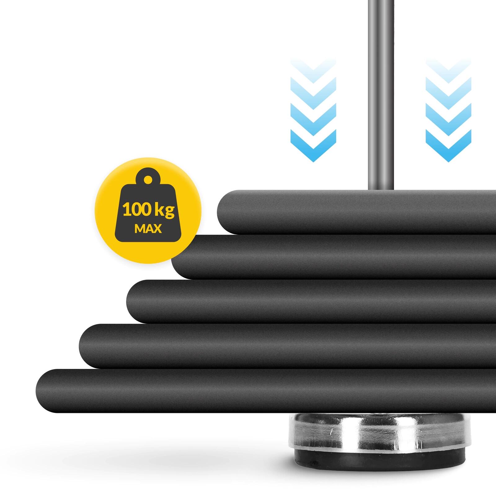 Drążek do ćwiczeń przedramion 4FIZJO Wrist Roller