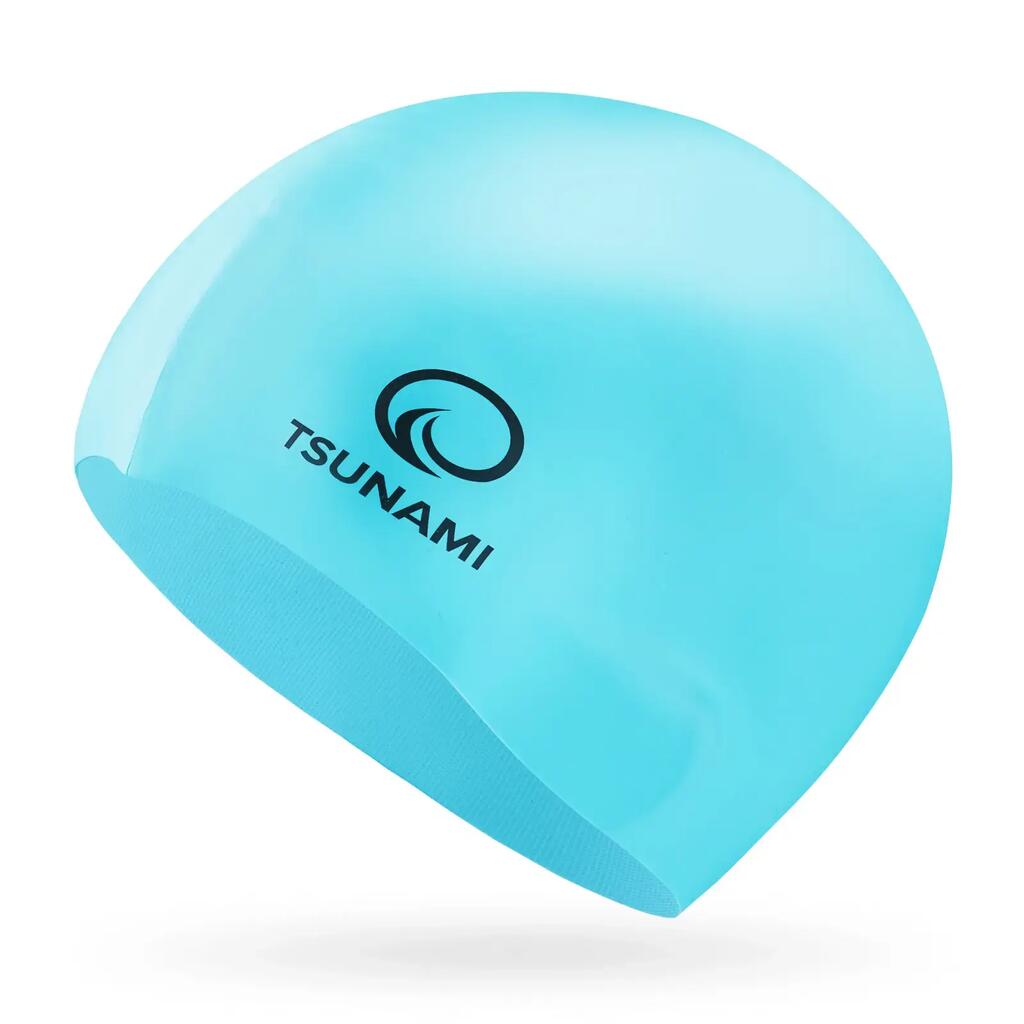 Детска плувна шапка TSUNAMI силикон 21x19 см матова антислип хипоалергенна