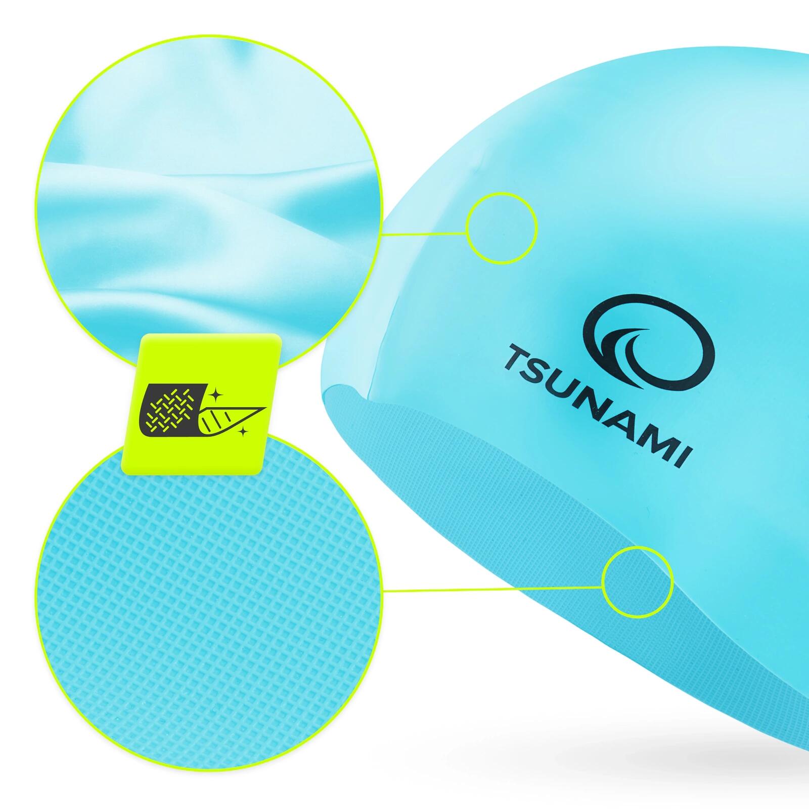 Plavecká čepice TSUNAMI pro děti a mládež 5/6