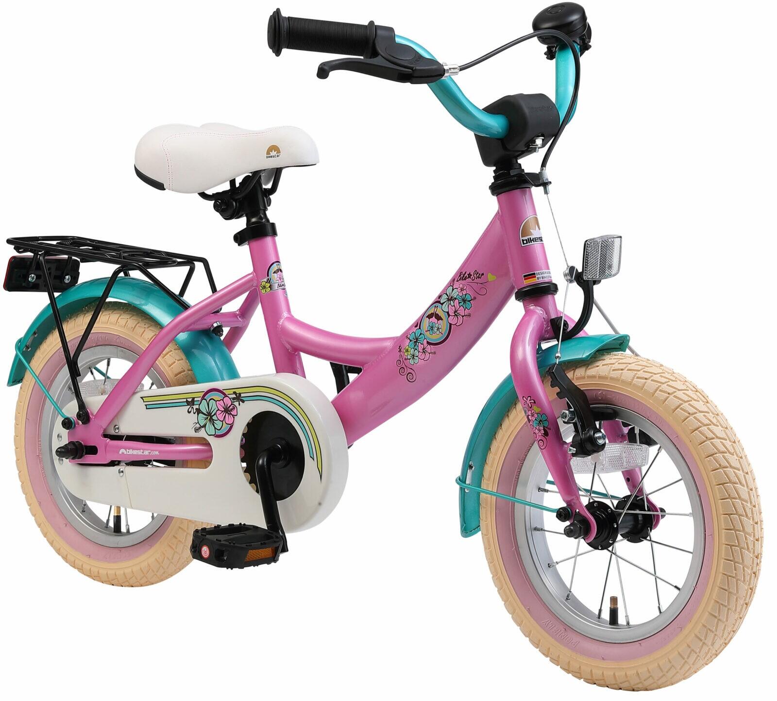 BIKESTAR Bikestar, Classic kinderfiets, 12 inch, roze
