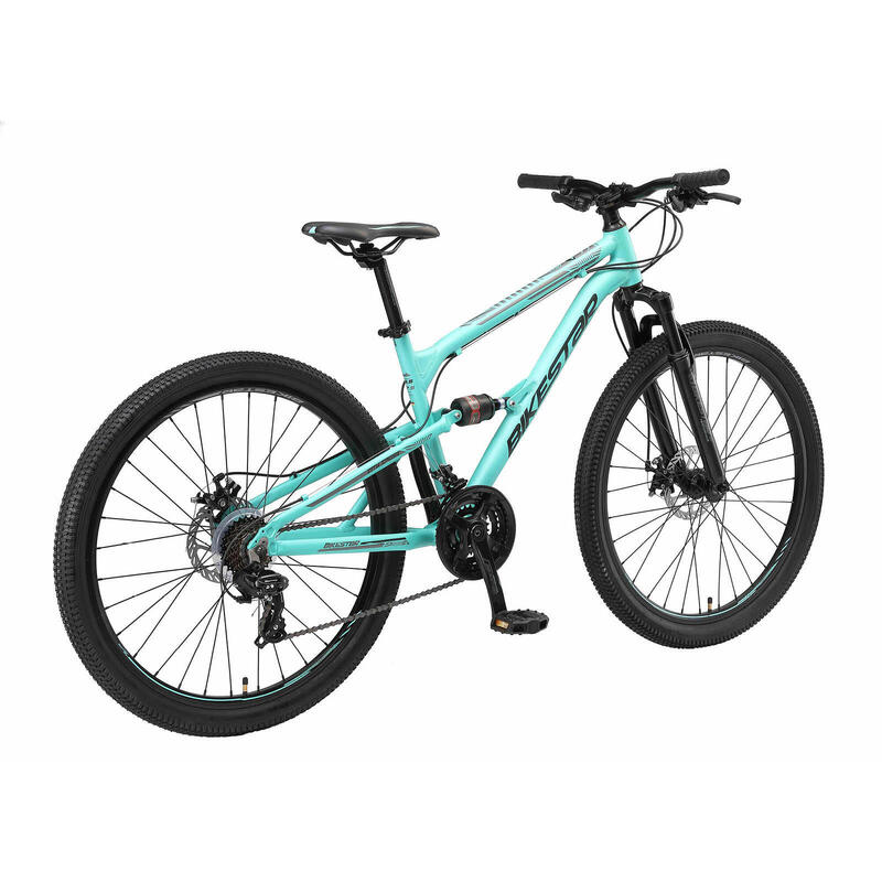 Bicicleta de montaña 27.5" aluminio BIKESTAR cross country menta