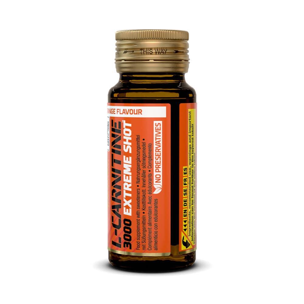 L-carnitina - Lata L-carnitina 3000 Extreme Shot (9x25ml) - Naranja 4/5