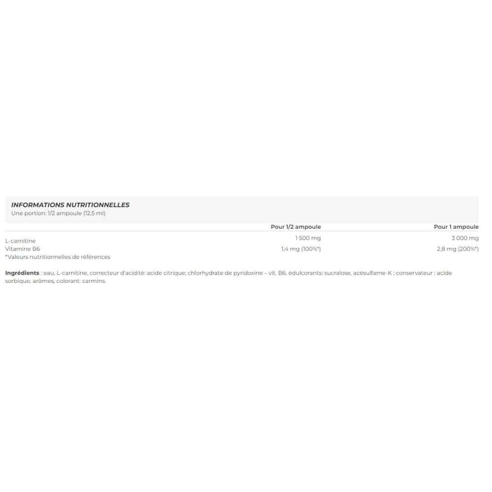 L-carnitina - Lata L-carnitina 3000 Extreme Shot (9x25ml) - Cereza 5/5