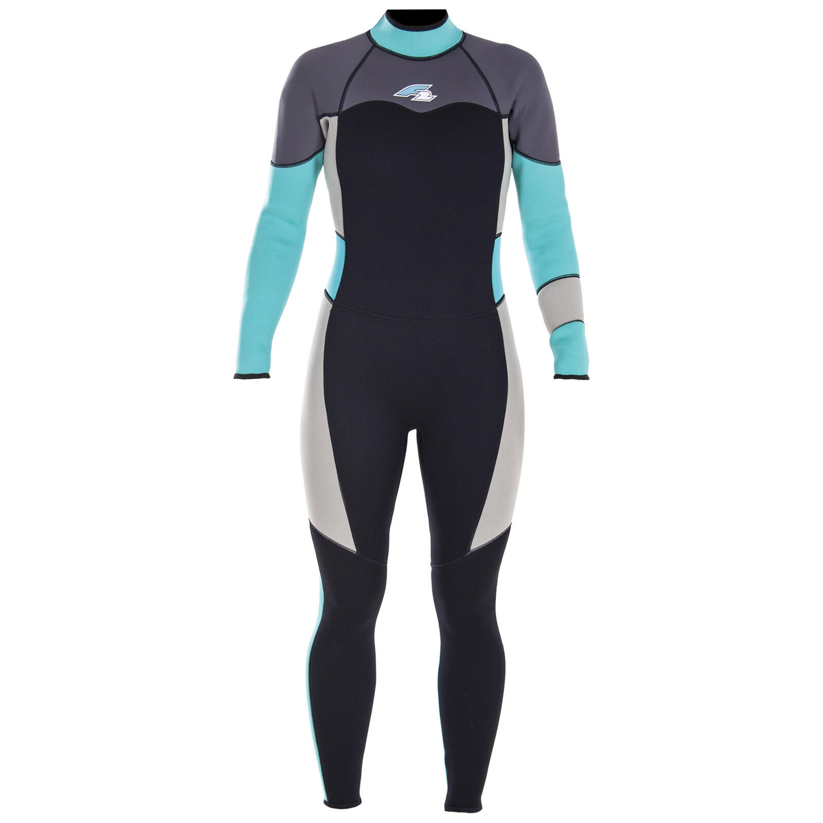 F2 F2 Damen Neopren Anzug Gipsy - Full Suit 4/3 mm M Türkis 2024/25