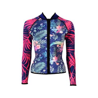 F2 Damen Neopren Oberteil Tropical Jacke Lang 2.5 mm M Multicolor 2024/25