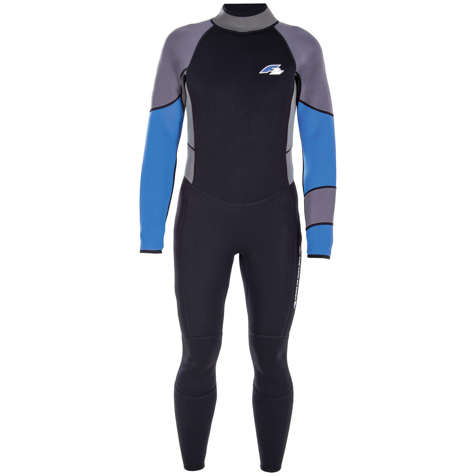 F2 F2 Herren Neopren Anzug Rebel - Full Suit 4/3 mm XL Blau 2024/25
