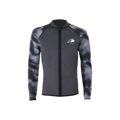 F2 Herren Neopren Oberteil Wave Jacket 2.5 mm M Anthrazit 2024/25