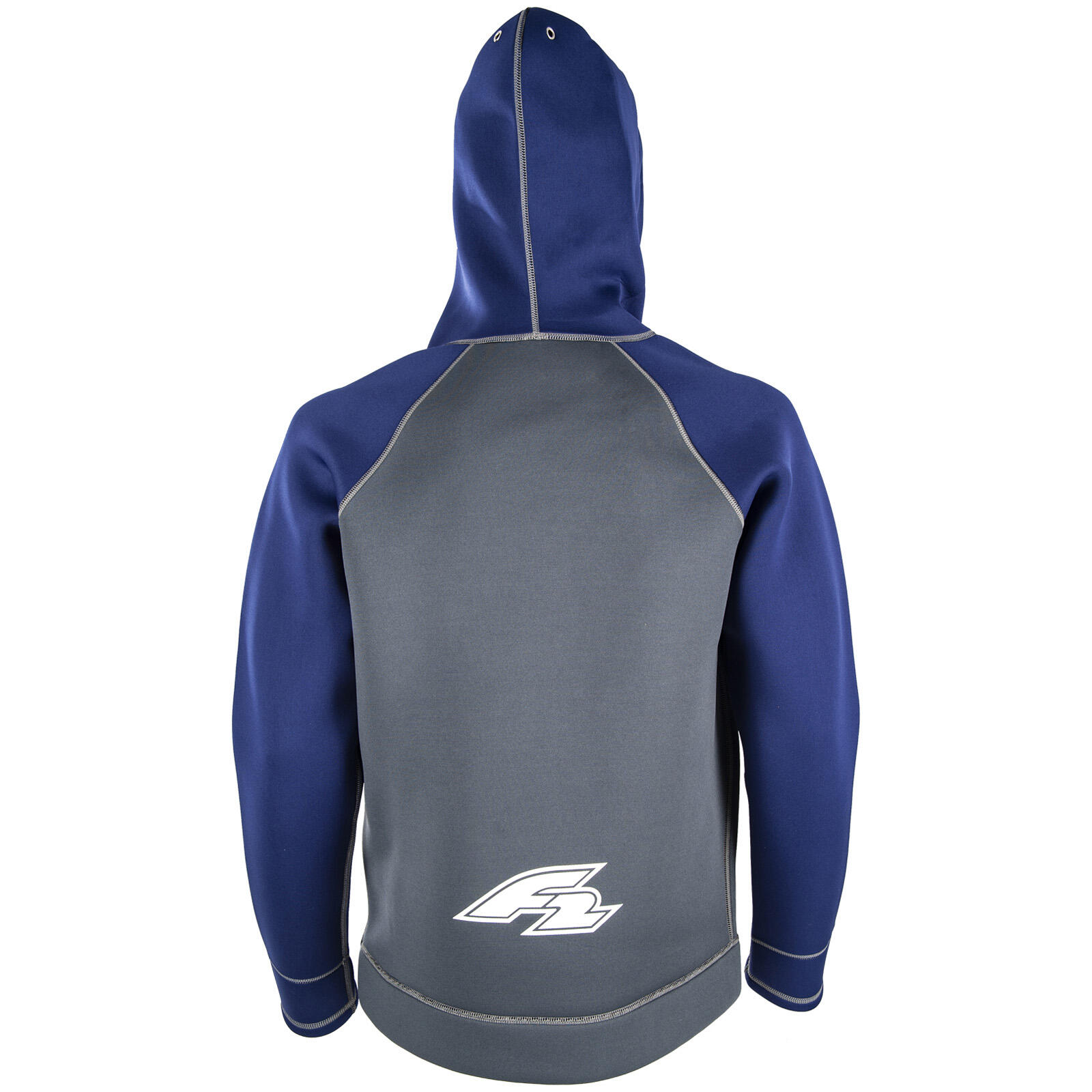 F2   Neopren Oberteil Kite Hoodie 4/3mm XL Blau 2/2