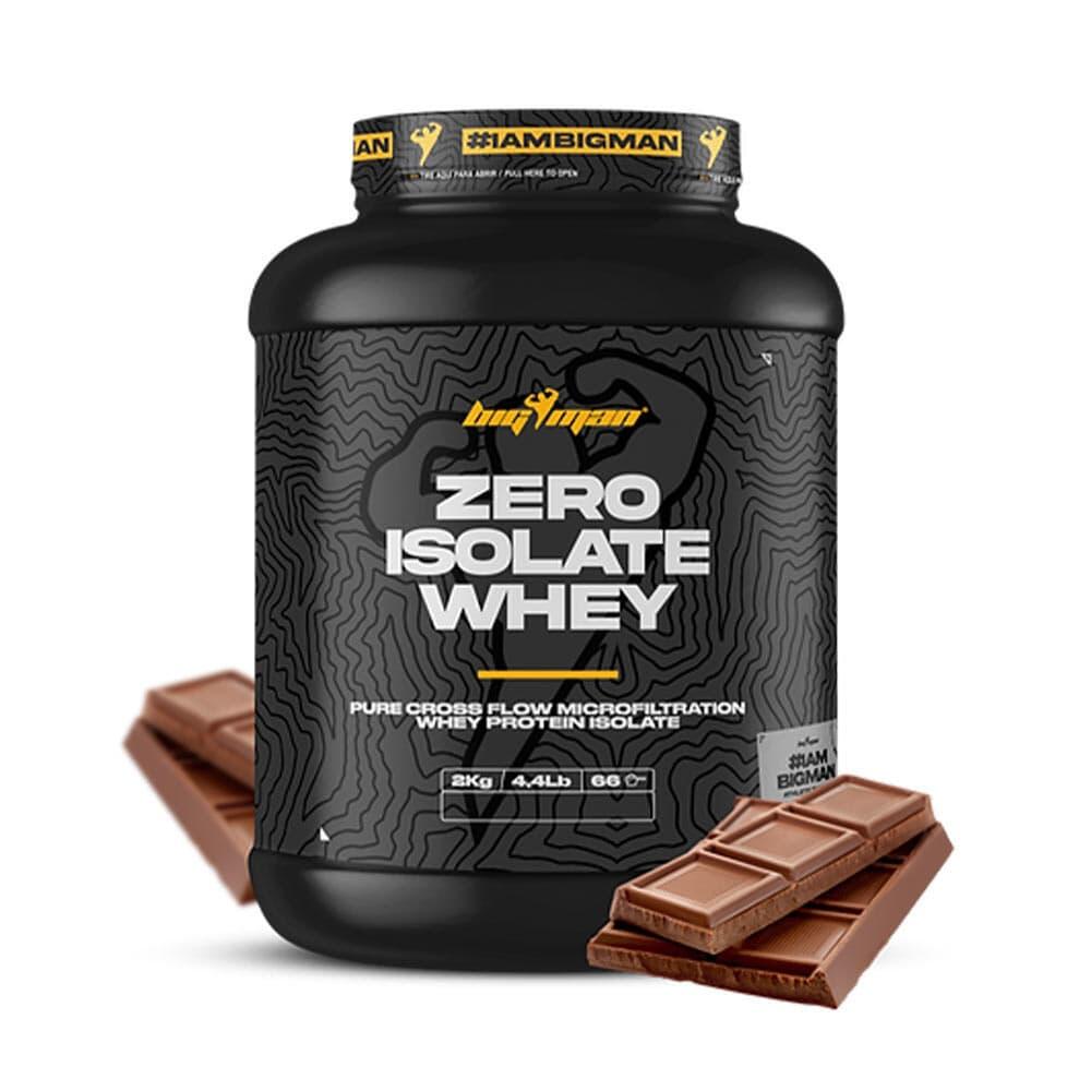 BIGMAN Whey Isolate - Siero Di Latte Isolato Zero (2 Kg) - Cioccolato