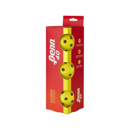 PICKLEBALL BALLS HEAD PENN 40 OUTDOOR 3PCS 557000