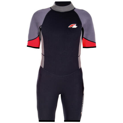 F2 Herren Neopren Anzug Rebel - Shorty 3/2 mm XS Rot 2024/25