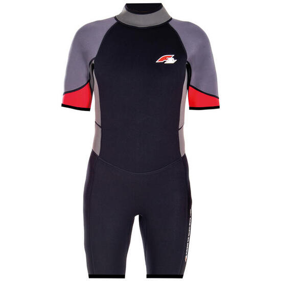 F2 Herren Neopren Anzug Rebel - Shorty 3/2 mm XS Rot 2024/25