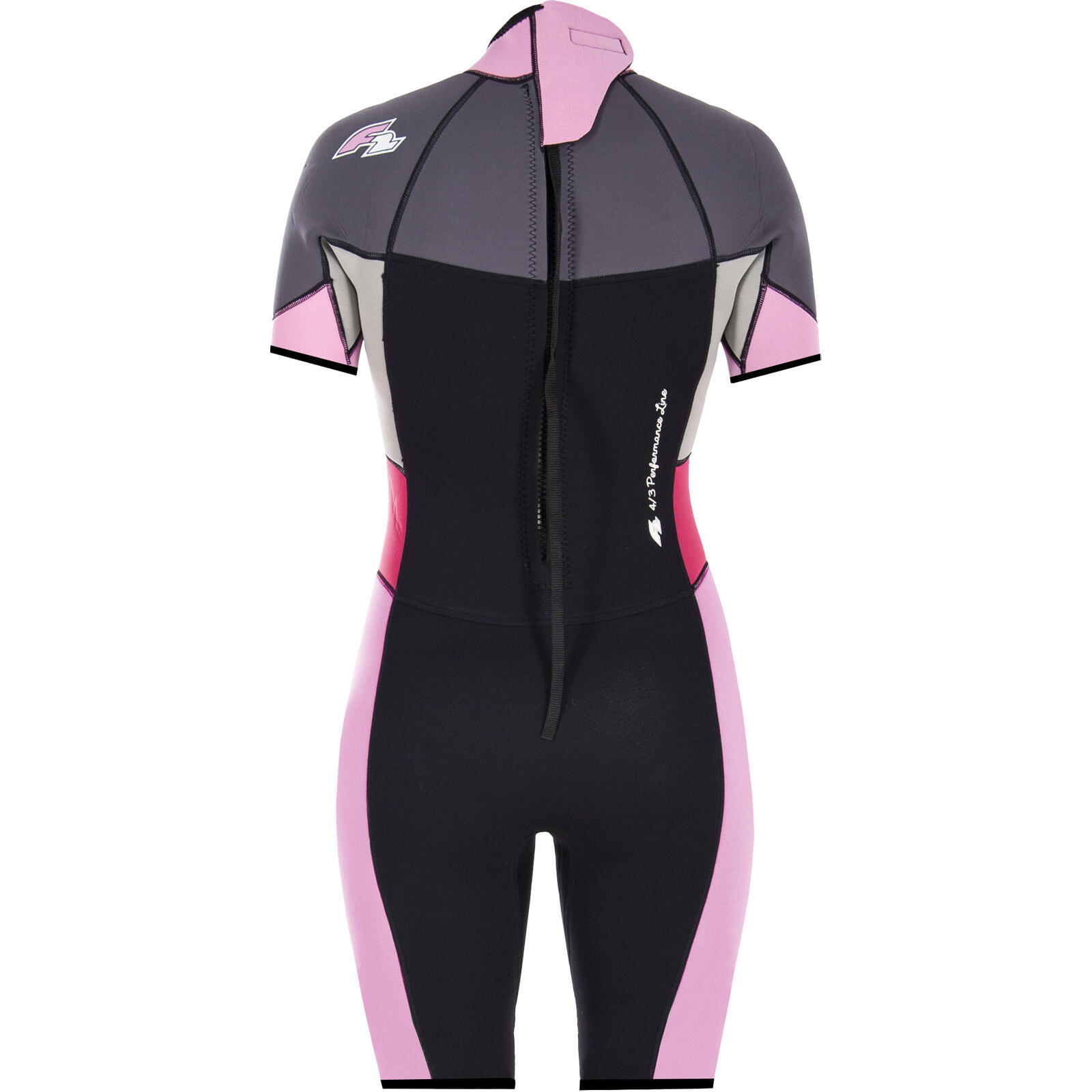 F2 Damen Neopren Anzug Gipsy - Shorty 3/2 mm   L Pink 2/2