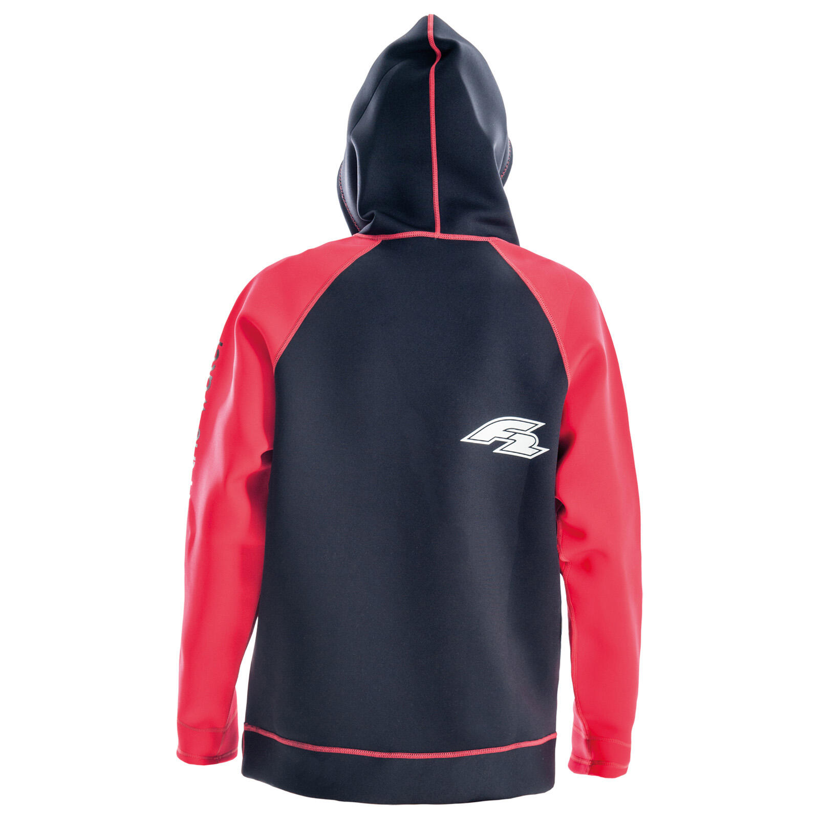 F2   Neopren Oberteil Kite Hoodie 4/3mm M Rot 2/2