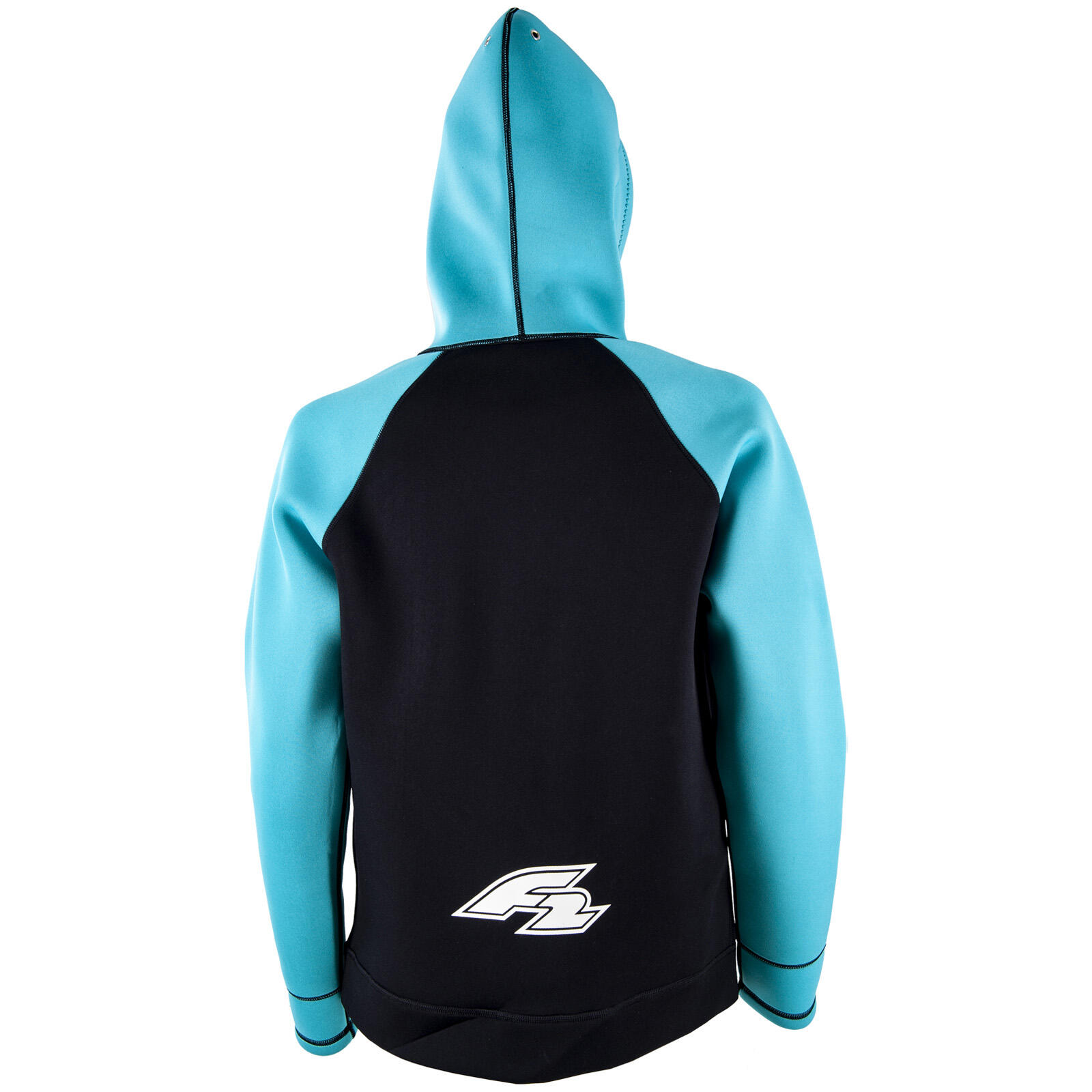 F2   Neopren Oberteil Kite Hoodie 4/3mm S Türkis 2/2