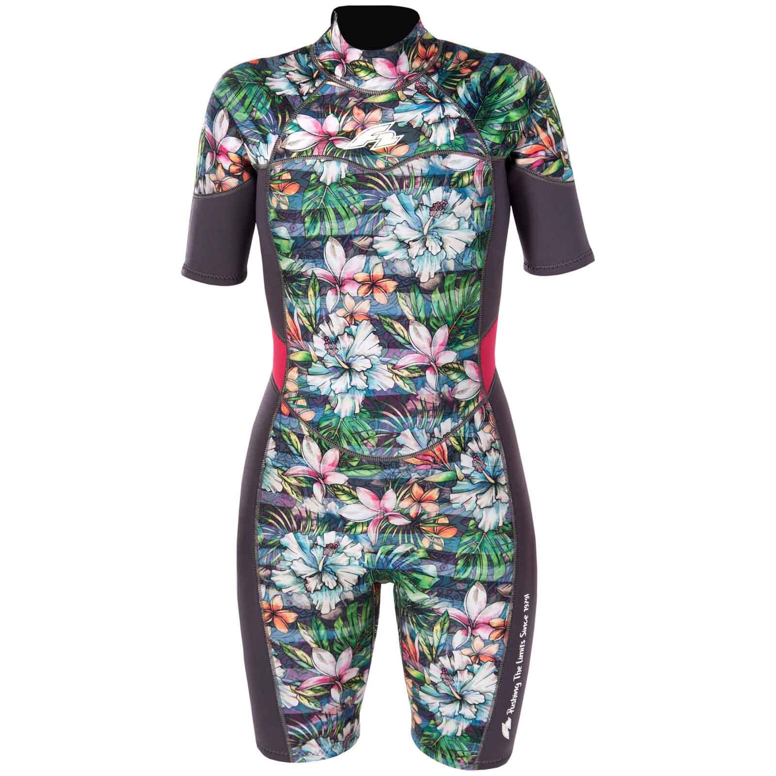 F2 F2 Damen Neopren Anzug Happiness Shorty 3/2 mm XL Multicolor 2024/25