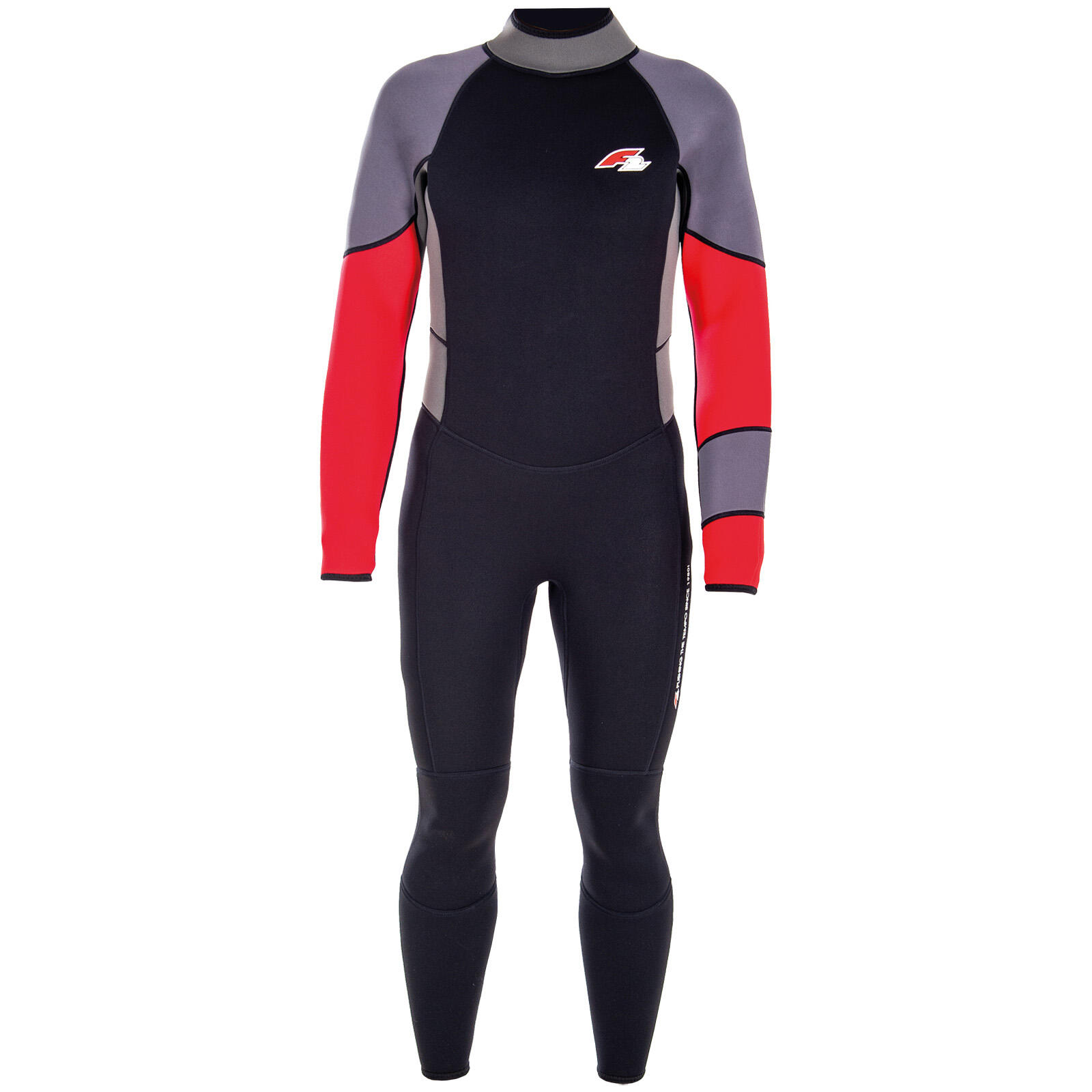 F2 F2 Herren Neopren Anzug Rebel - Full Suit 4/3 mm XL Rot 2024/25