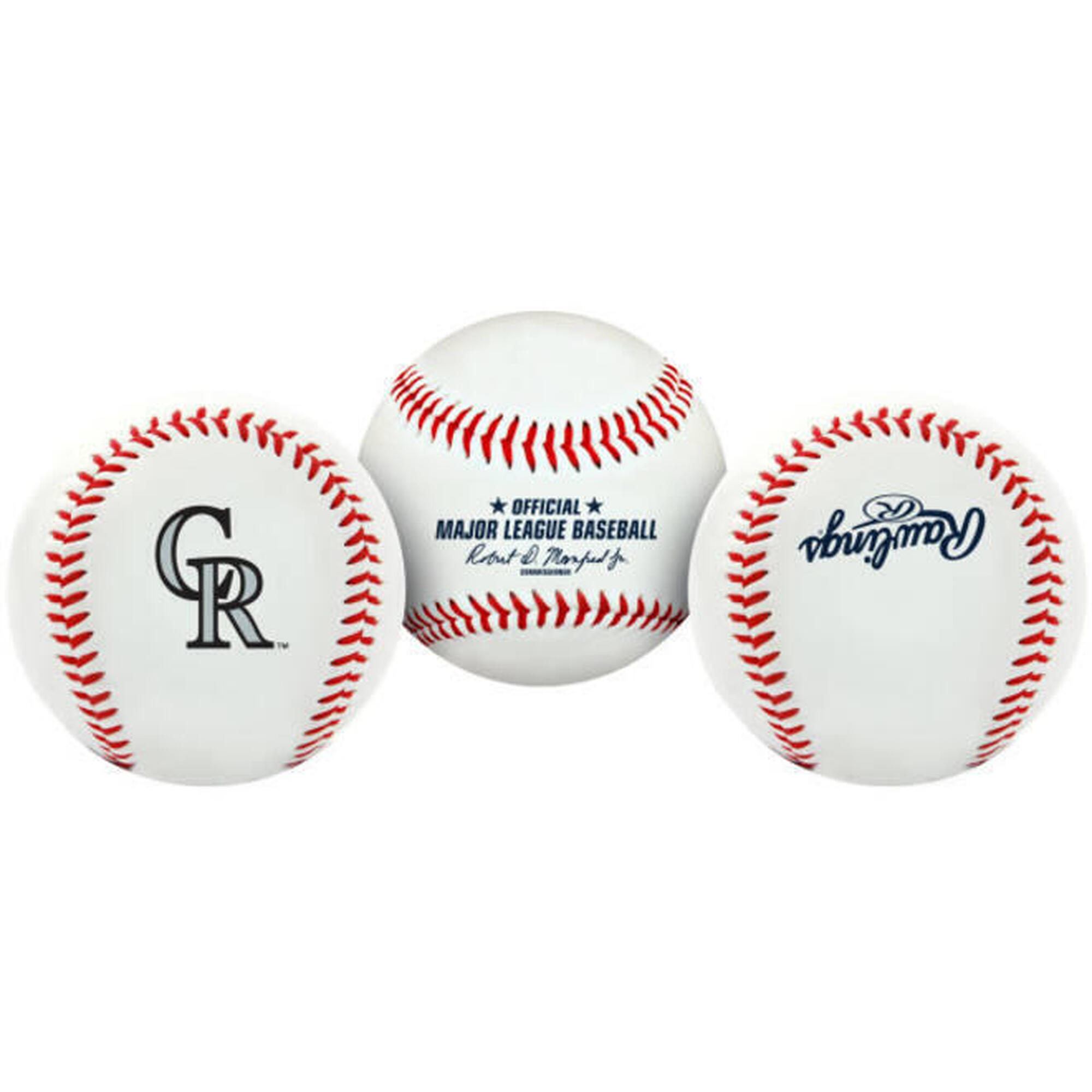 Rawlings - Rawlings Mlb Replica Baseball Team Rockies - Balle De Baseball - Multicolore|noir - 9 - Decathlon