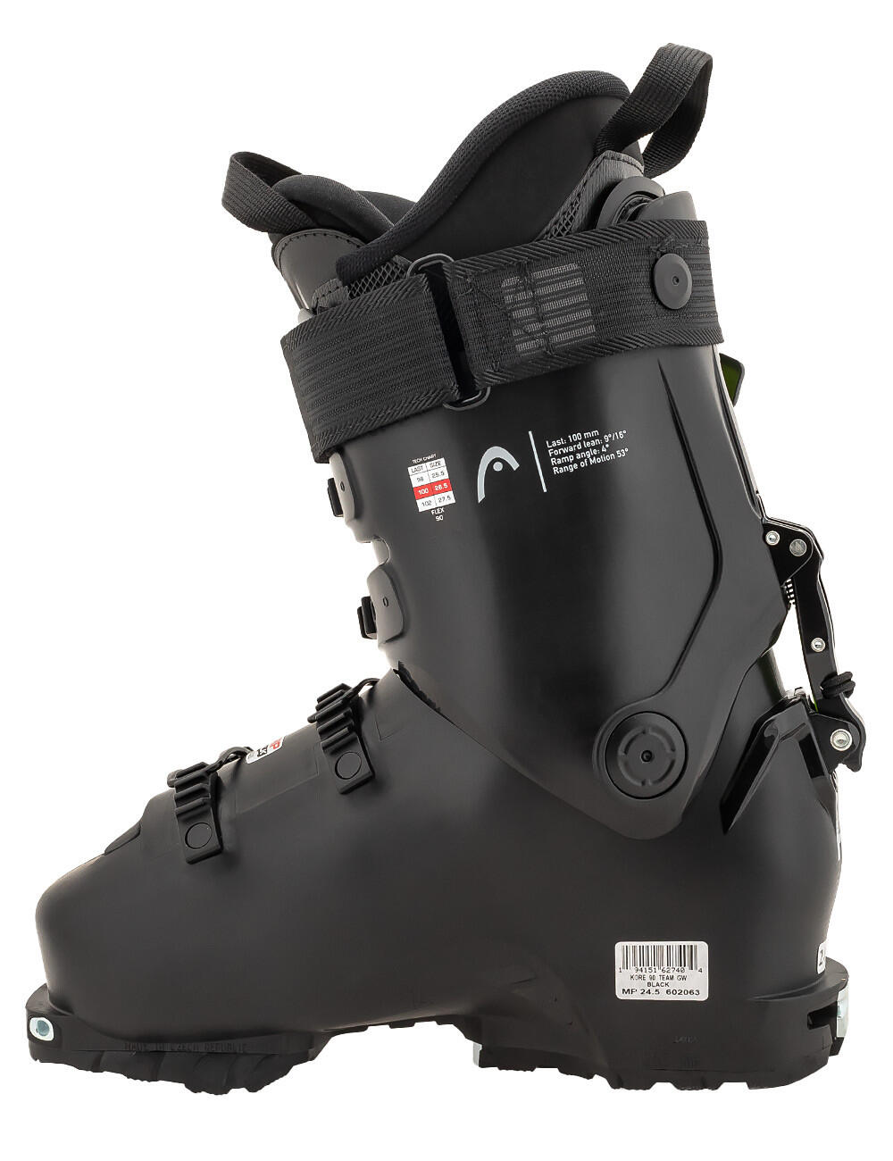 Buty narciarskie dziecięce HEAD KORE 90 TEAM GRIP WALK 3/7