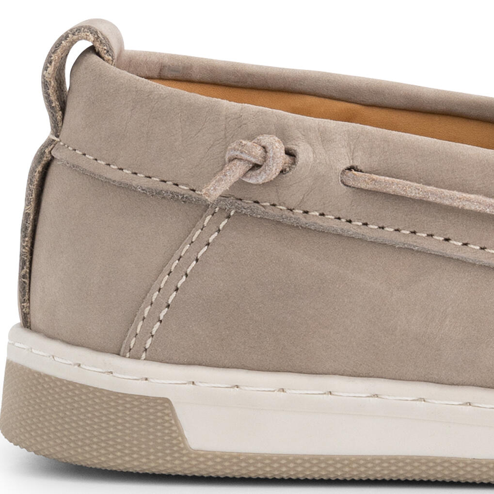 Falmouth Donna - Scarpe da barca - Nabuk - Grigio 5/7