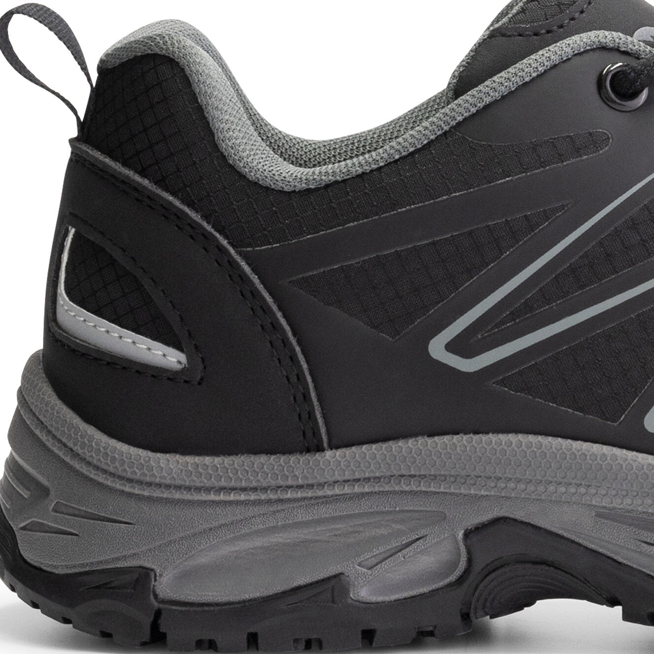 Nysted Mujer - Zapatillas de senderismo bajas - Gris oscuro 5/7