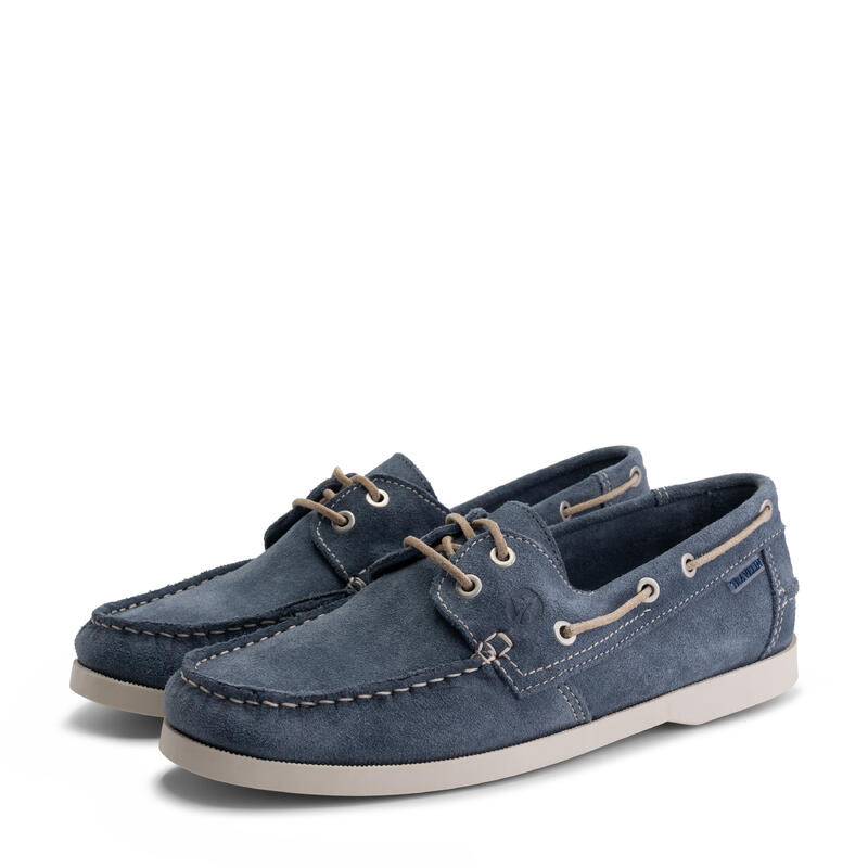 Chaussures bateau en daim - Semelle en caoutchouc - Hommes - Penzance